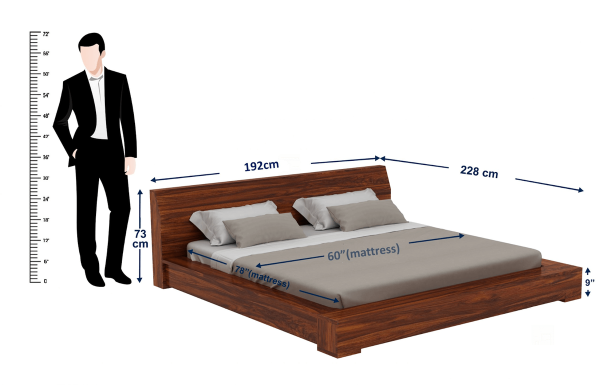 Bed Size As Per Height (Source   Ganpati Arts) 
